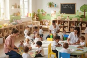 encadrement en crèche
