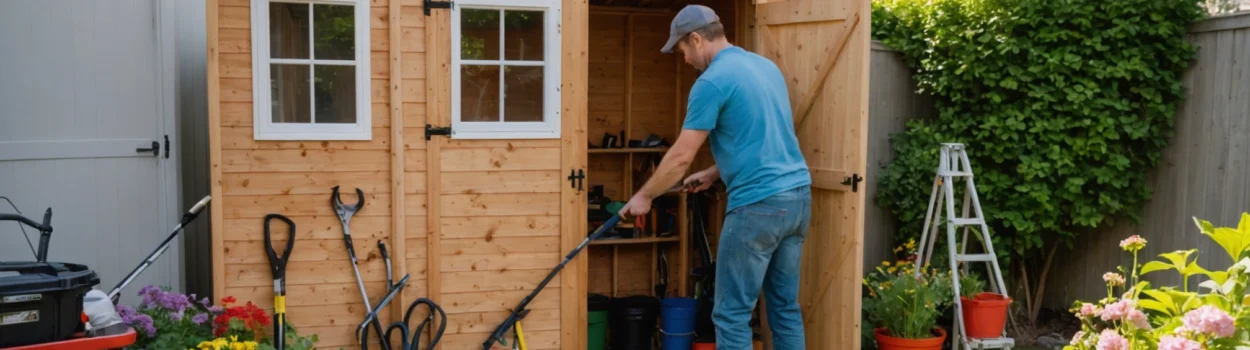 Quelles règles pour installer un abri de jardin démontable ?