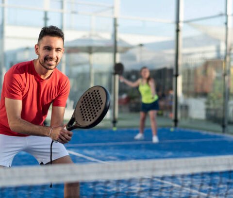 Construction terrain de tennis